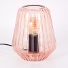 Telhais table lamp, Reading light pink, black, 1-light source