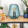 Telhais table lamp, Reading light blue, black, 1-light source