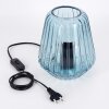 Telhais table lamp, Reading light blue, black, 1-light source