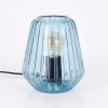 Telhais table lamp, Reading light blue, black, 1-light source