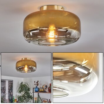 Boza ceiling light brass, 1-light source