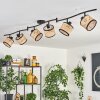 Ramila ceiling light black, 6-light sources