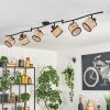 Ramila ceiling light black, 6-light sources