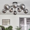 Gastor ceiling light 83 cm Smoke-coloured, 10-light sources