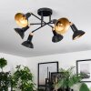 Vouzy ceiling light black, 6-light sources