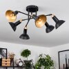 Vouzy ceiling light black, 6-light sources