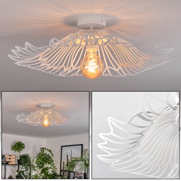 Cristelo ceiling light white, 1-light source