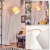 Nobar floor lamp, Reading light beige, 1-light source