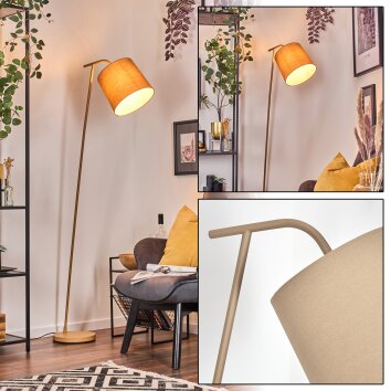 Nobar floor lamp, Reading light beige, 1-light source