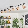 Lindberg ceiling light black, 6-light sources