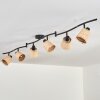 Lindberg ceiling light black, 6-light sources