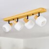 Miguas ceiling light Ecru, black, 4-light sources