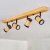 Martim ceiling light Ecru, black, 4-light sources