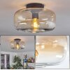 Boza ceiling light Amber, clear, 1-light source