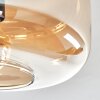 Boza ceiling light Amber, 1-light source