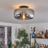 Boza ceiling light Smoke-coloured, 1-light source