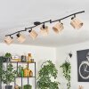 Cavaca ceiling light black, 6-light sources