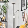 Antra floor lamp LED matt nickel, 1-light source