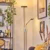 Antra floor lamp LED matt nickel, 1-light source