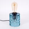 Sonhim table lamp blue, black, 1-light source