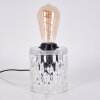 Sonhim table lamp black, transparent, clear, 1-light source