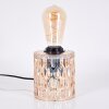 Sonhim table lamp amber, black, 1-light source