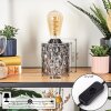 Sonhim table lamp smoke coloured, black, 1-light source