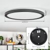 Endrup ceiling light LED black, 1-light source