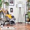 Bassagoda floor lamp beige, 1-light source