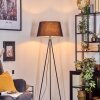 Bassagoda floor lamp black, white, 1-light source