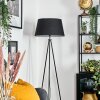 Bassagoda floor lamp black, white, 1-light source