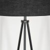 Bassagoda floor lamp black, white, 1-light source