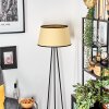 Chellas floor lamp beige, black, 1-light source