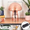 Mushroom Shaped  Almagre table lamp black, 1-light source