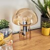 Mushroom Shaped  Almagre table lamp black, 1-light source