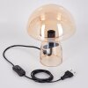 Mushroom Shaped  Almagre table lamp black, 1-light source