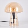 Mushroom Shaped  Almagre table lamp black, 1-light source