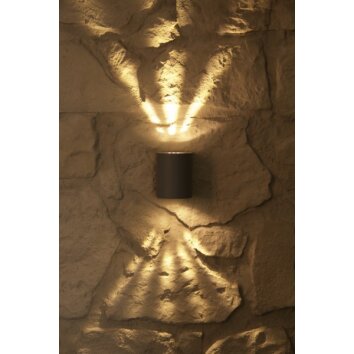 Nordlux CANTO Outdoor Wall Light LED grey, 2-light sources