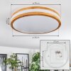 Sofo ceiling light LED white, 1-light source, Remote control