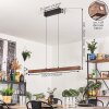 Carbellino pendant light LED dark brown, black, 1-light source