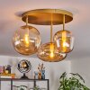 Zernez ceiling light gold, 3-light sources