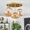 Zernez ceiling light gold, 3-light sources