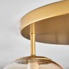 Zernez ceiling light gold, 3-light sources