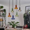 Salavisa pendant light black, 6-light sources