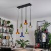 Salavisa pendant light black, 6-light sources