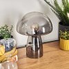 Mushroom Shaped  Almagre table lamp black, 1-light source