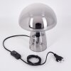 Mushroom Shaped  Almagre table lamp black, 1-light source