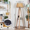 Ramila floor lamp Ecru, black, 1-light source