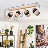 Fallhagen ceiling light chrome, Ecru, 4-light sources