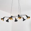 Toftbyn pendant light black, 7-light sources